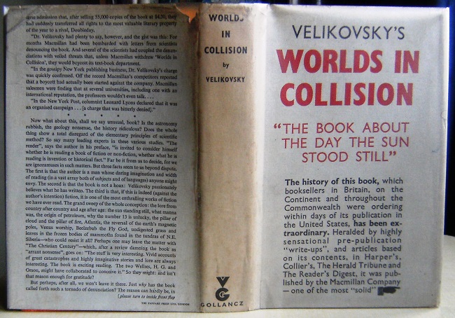 Afbeeldingsresultaat voor velikovsky worlds in collision