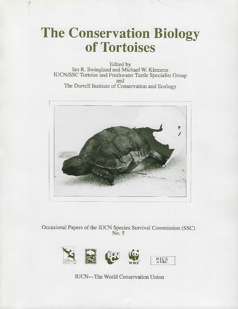 The Conservation Biology Of Tortoises Together With Tortoises And Freshwater Turtles An 